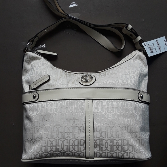 Giani Bernini Annabelle Signature Hobo Shoulder Bag - Picture 1 of 12